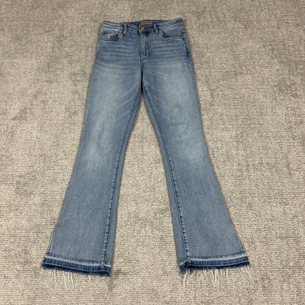 Kut From The Kloth Flare Jeans Womens 0 Stella High Rise Stretch 26x31